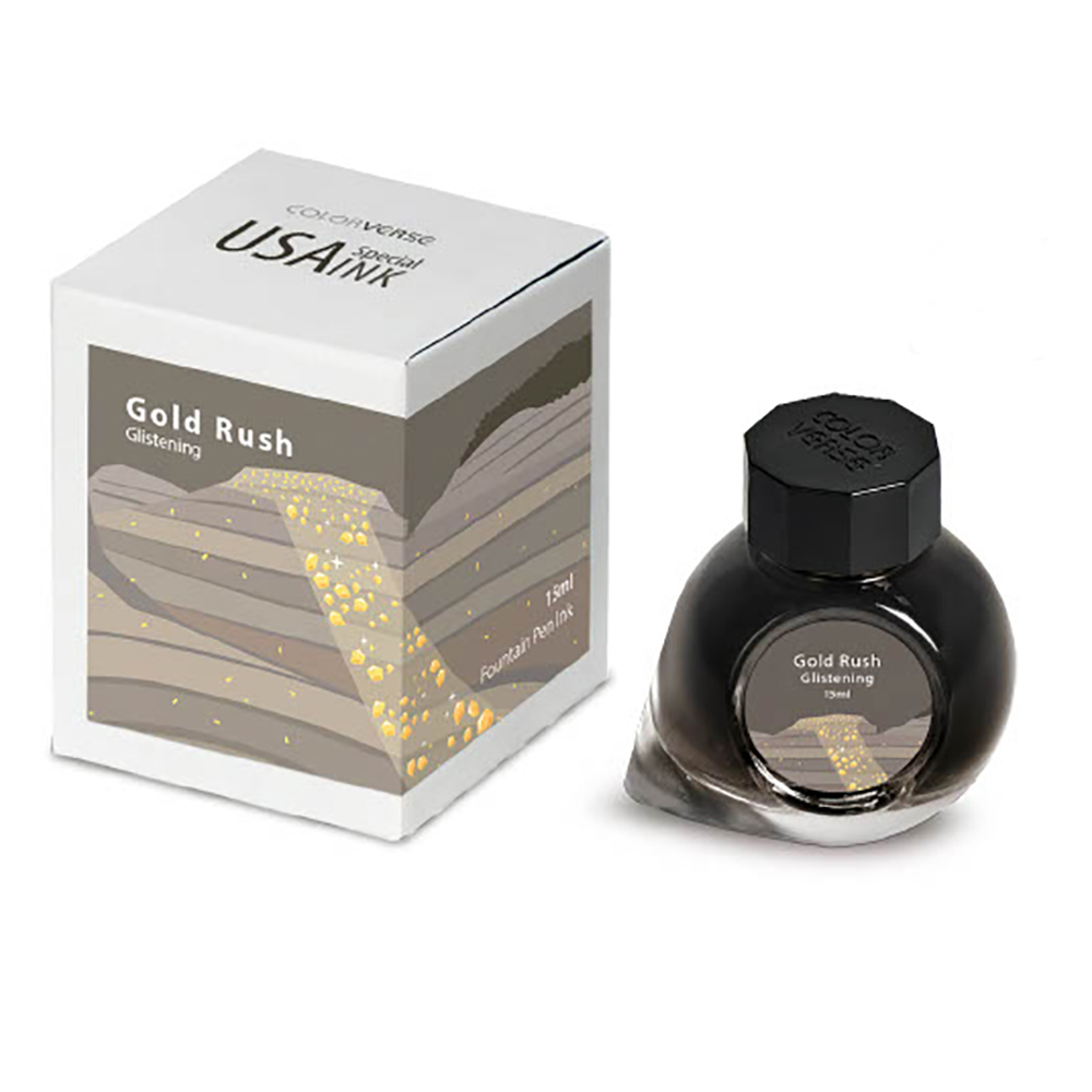 Colorverse Gold Rush Shimmering USA Special 15 ml. Ink Bottle Colorverse Gold Rush Shimmering USA Special 15 ml. Ink Bottle