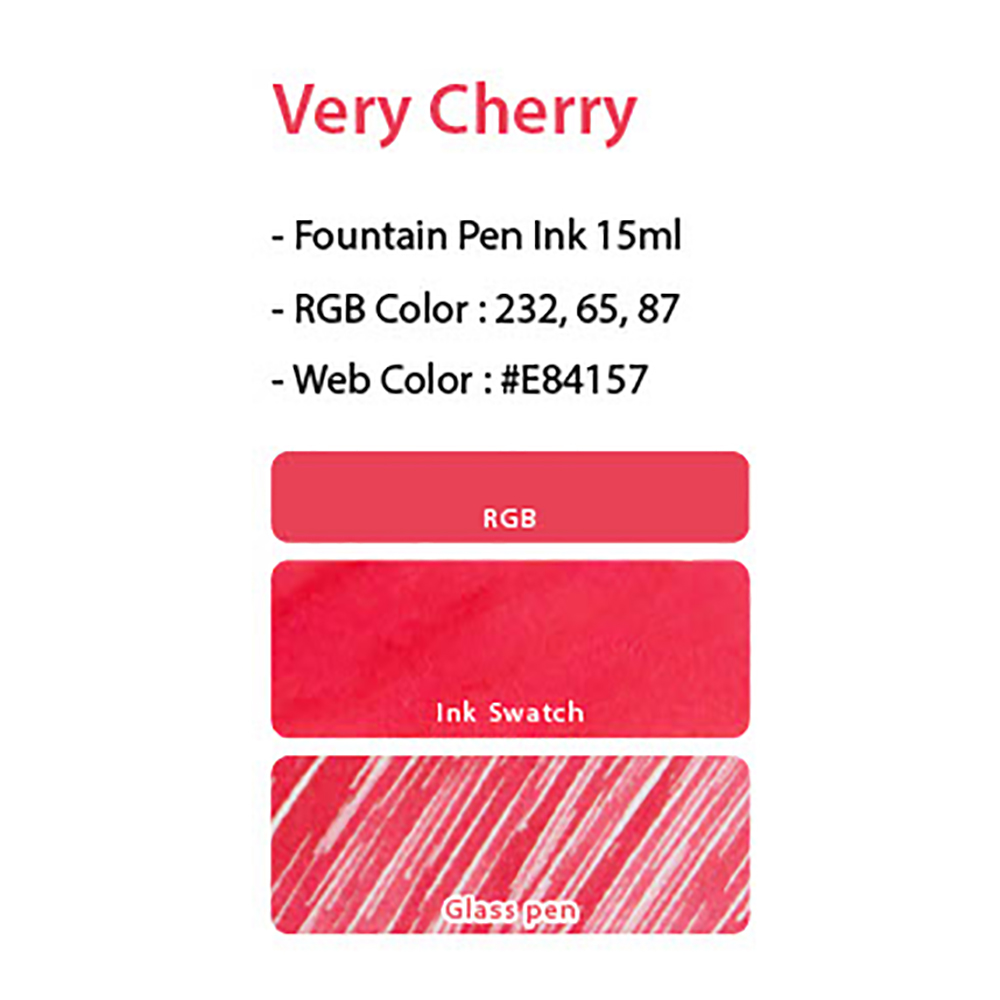 Colorverse Very Cherry USA Special 15 ml. Ink Bottle