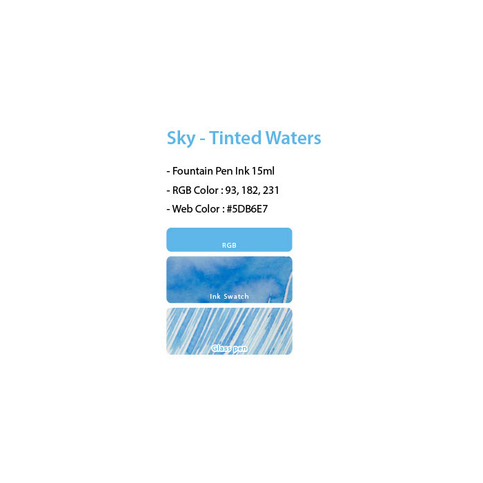 Colorverse Sky - Tinted Waters USA Special 15 ml. Ink Bottle Colorverse Sky - Tinted Waters USA Special 15 ml. Ink Bottle