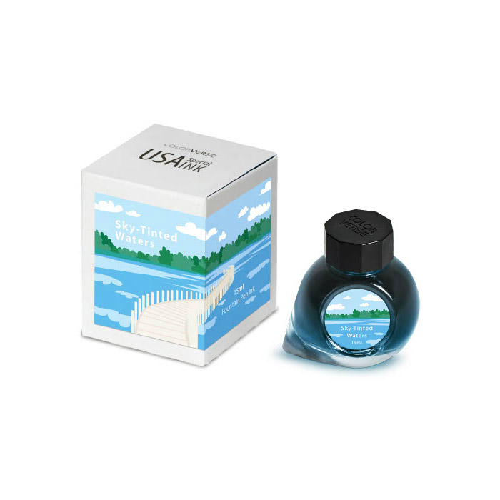 Colorverse Sky - Tinted Waters USA Special 15 ml. Ink Bottle Colorverse Sky - Tinted Waters USA Special 15 ml. Ink Bottle