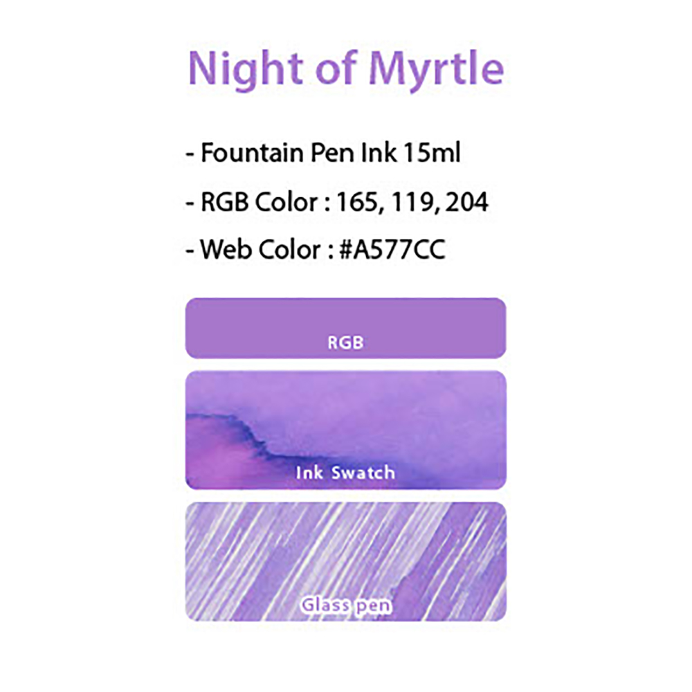 Colorverse Night Of Myrtle USA Special 15 ml. Ink Bottle