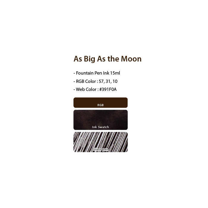 Colorverse As Big As The Moon USA Special 15 ml. Ink Bottle Colorverse As Big As The Moon USA Special 15 ml. Ink Bottle