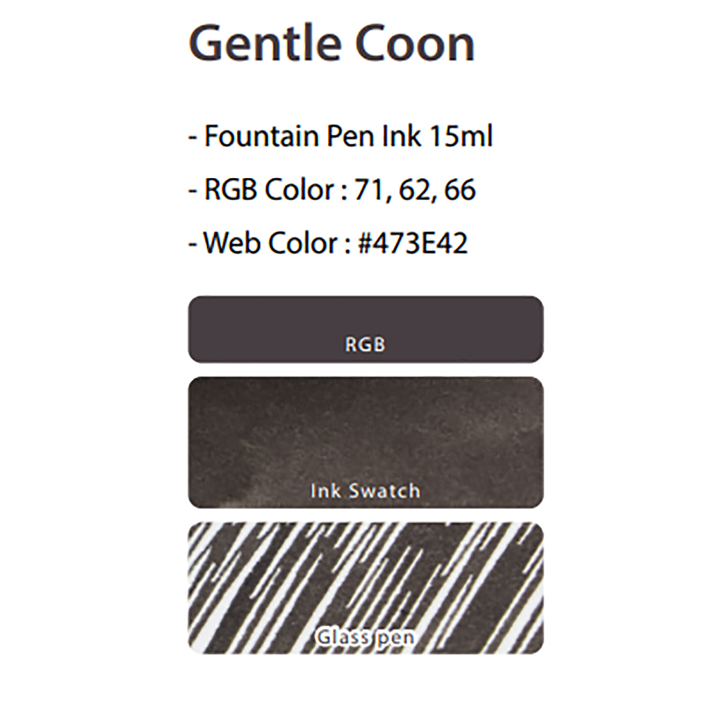 Colorverse Gentle Coon USA Special 15 ml. Ink Bottle