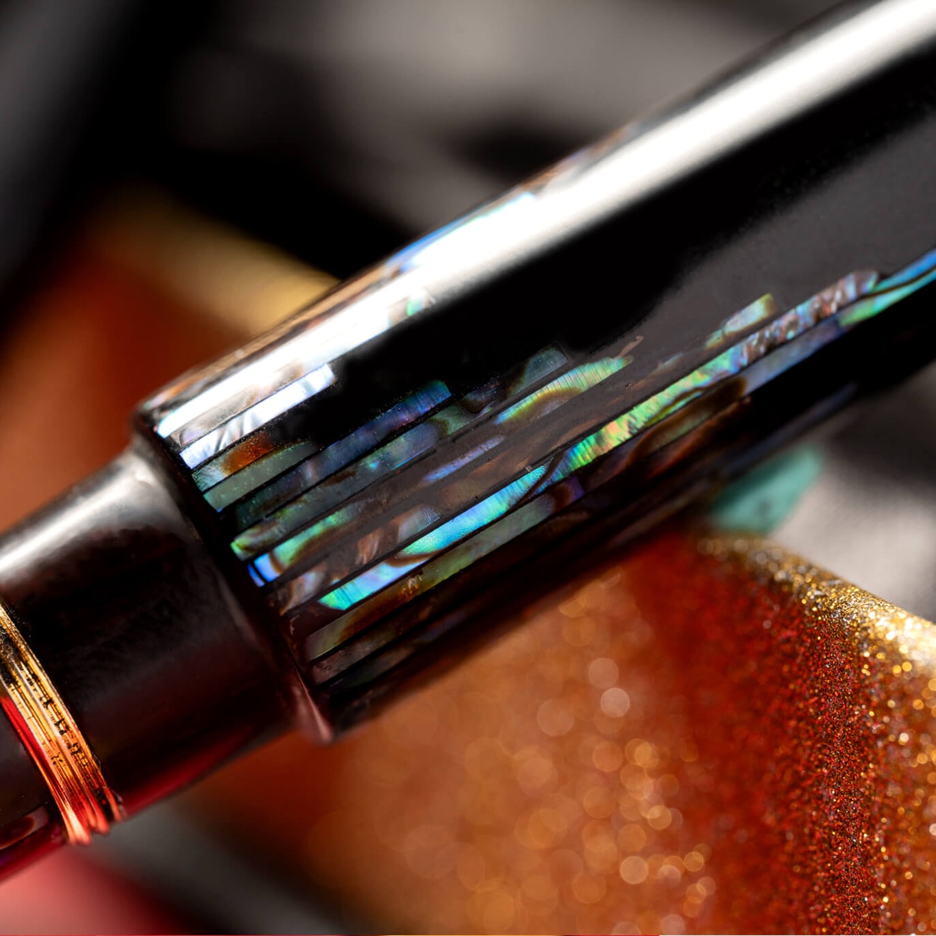 ConCoPens Mother-of-Pearl Lacquer Inlay Aurora 02 Fountain Pen