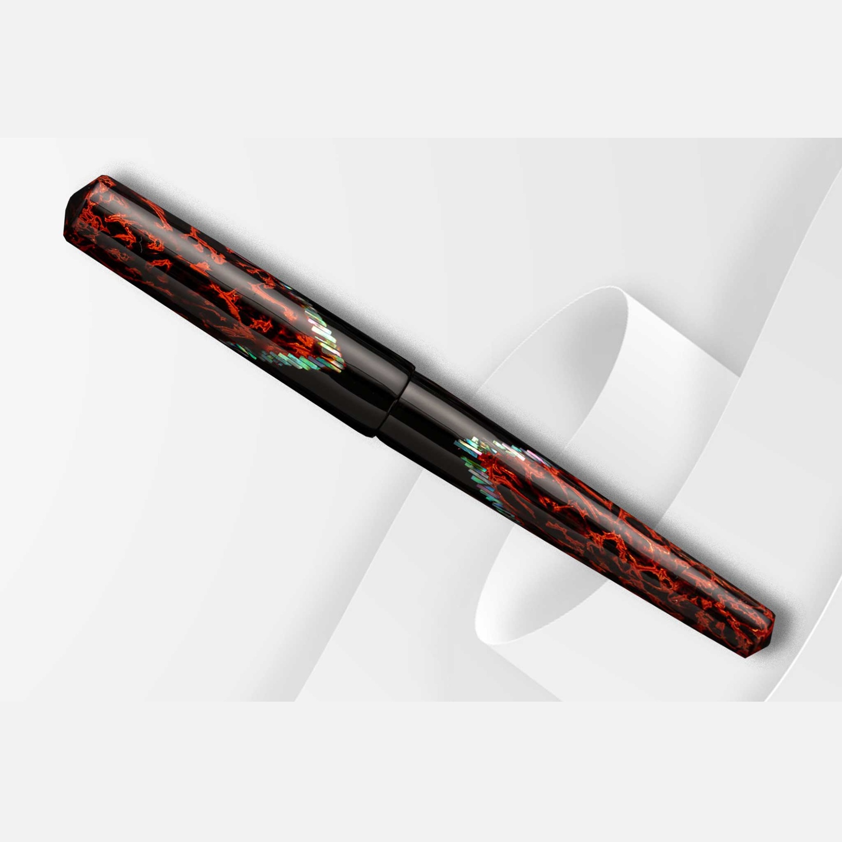 ConCoPens Vietnamese Lacquer Pyre Plumo Estilográfica