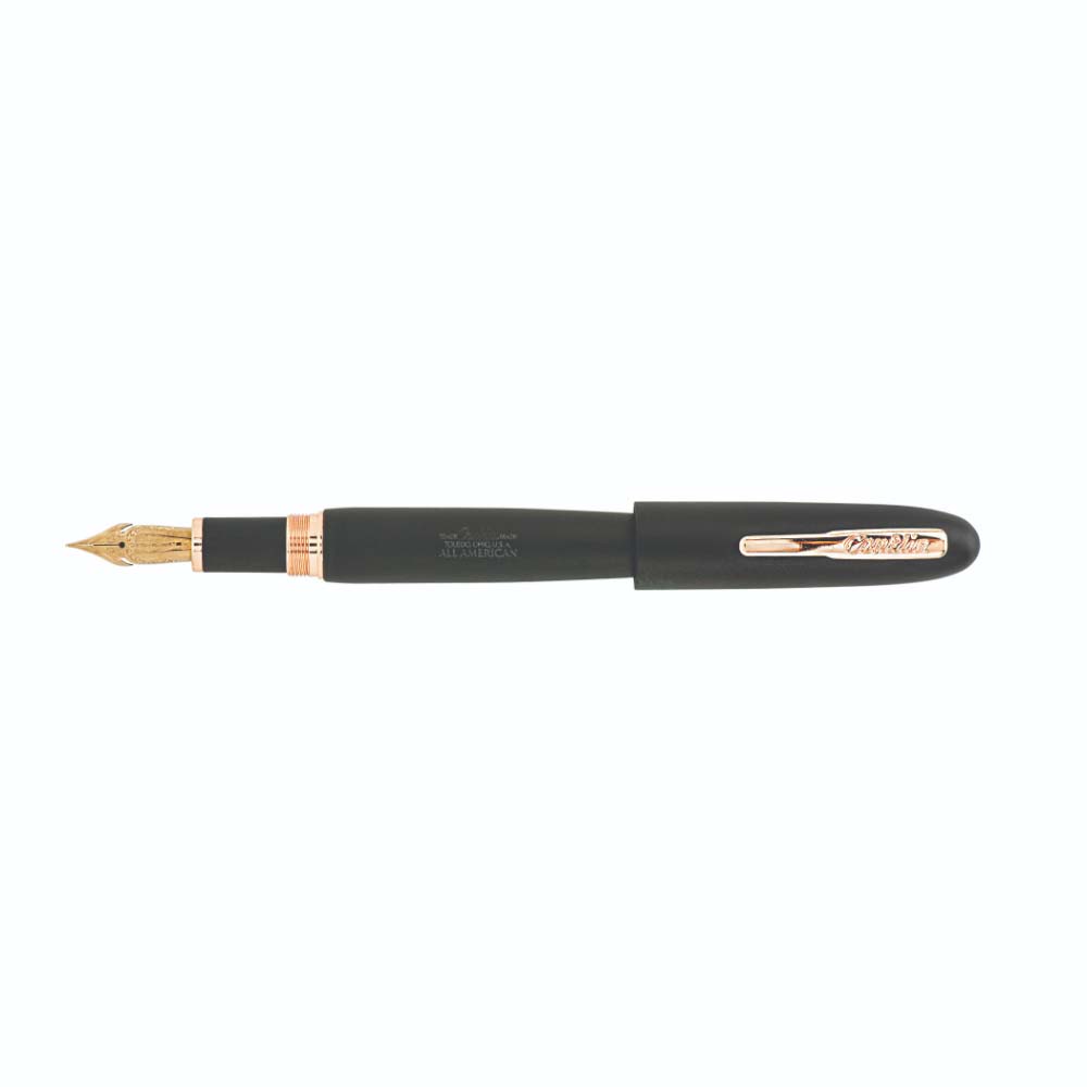 Conklin All American Matte Black Rose Gold Fountain pen Conklin All American Matte Black Rose Gold Fountain pen