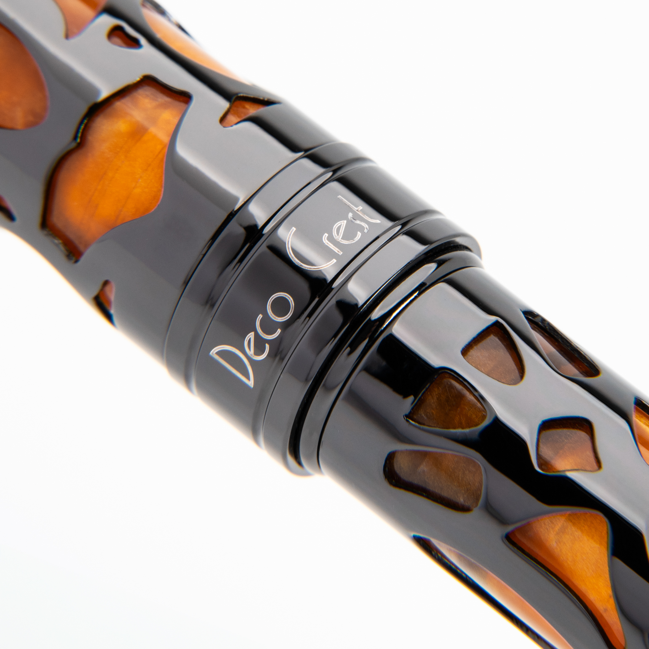 Conklin Endura Deco Crest Demo Orange Black Ballpoint Conklin Endura Deco Crest Demo Orange Black Ballpoint