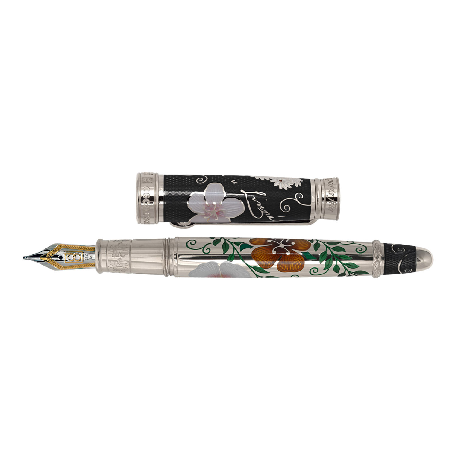 David Oscarson Carl Linnaeus Black ST Fountain pen