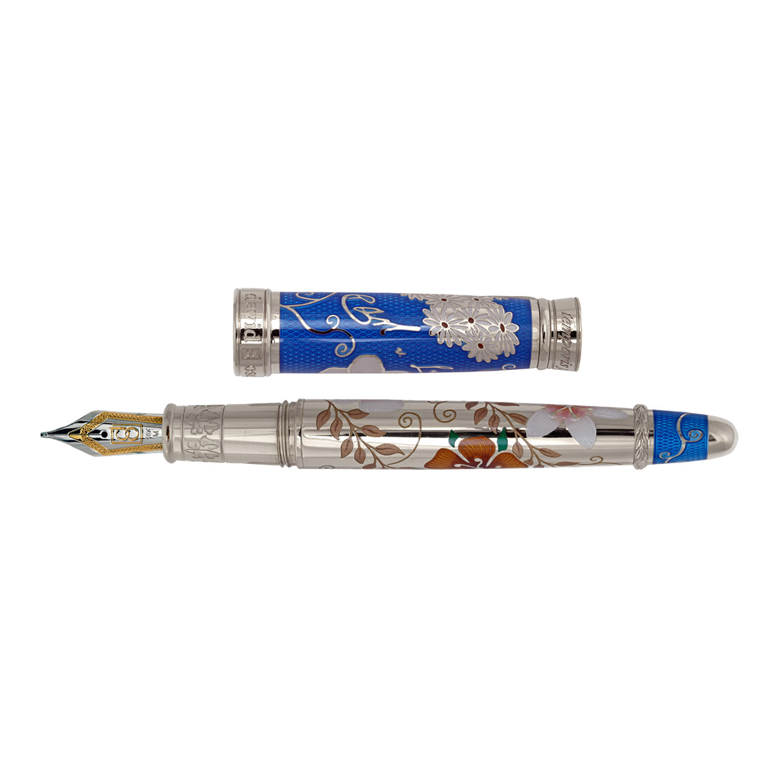 David Oscarson Carl Linnaeus Blue ST Stylo Plume