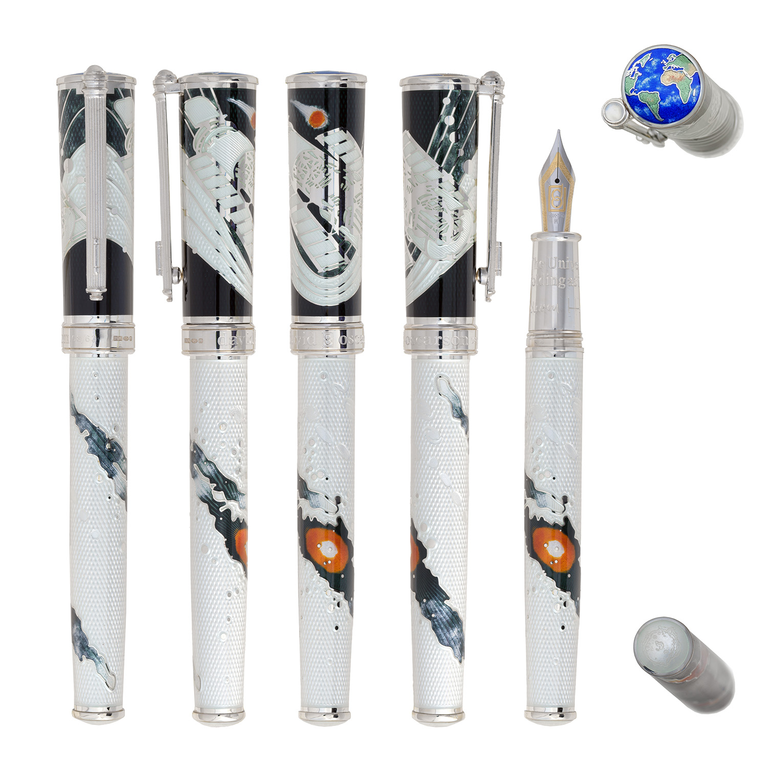 David Oscarson Edwin Hubble Monochromatic ST Fountain pen David Oscarson Edwin Hubble Monochromatic ST Fountain pen