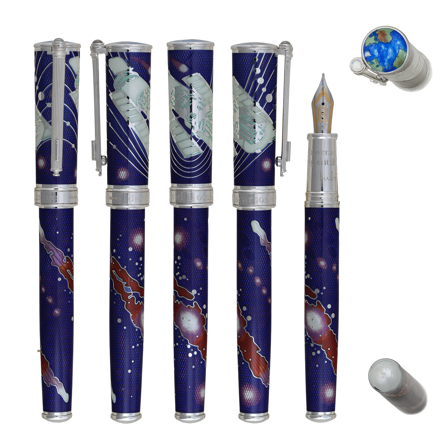 David Oscarson Edwin Hubble Ultraviolet ST Fountain pen - Vulpen ...