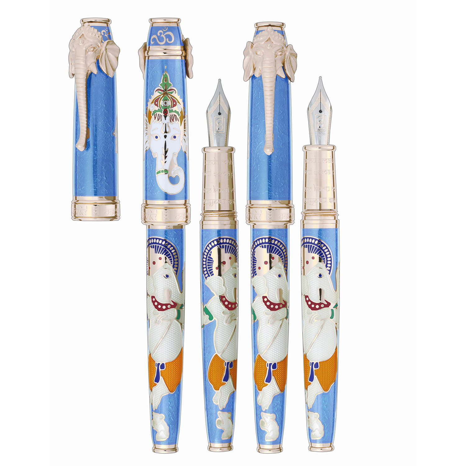 David Oscarson Lord Ganesha Azure ST Fountain pen David Oscarson Lord Ganesha Azure ST Fountain pen
