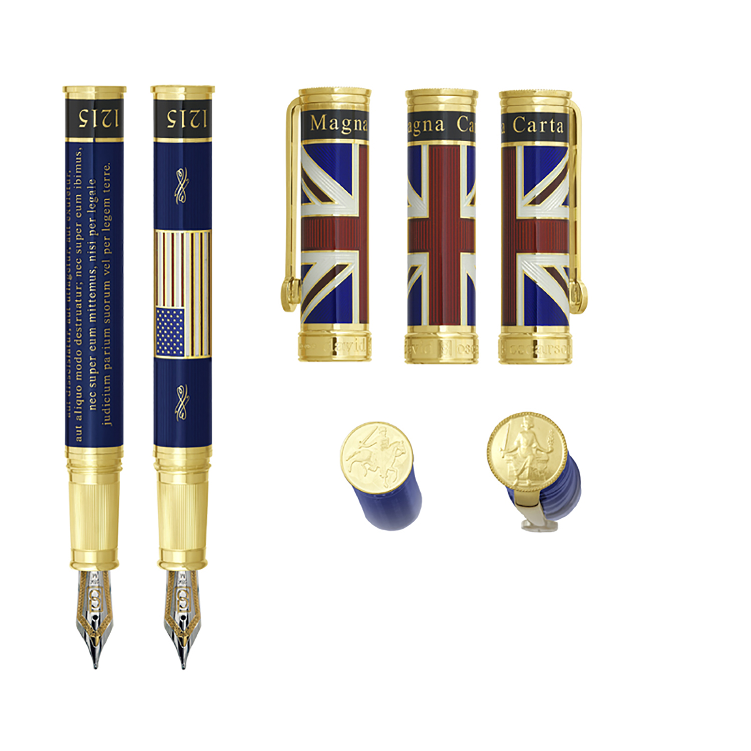 David Oscarson Magna Carta Blue Pióro wieczne