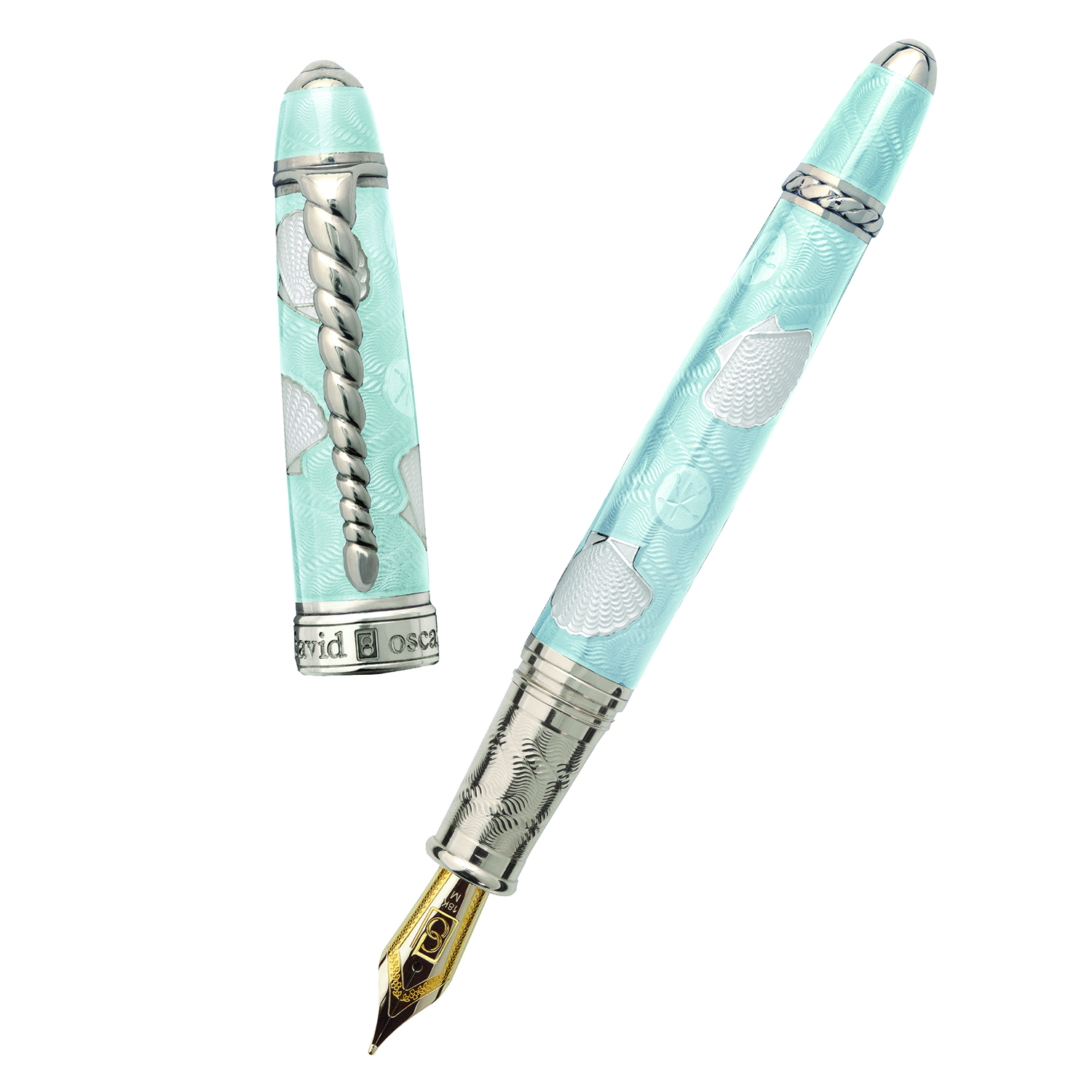 David Oscarson Seaside Aquamarine Blue Vulpen