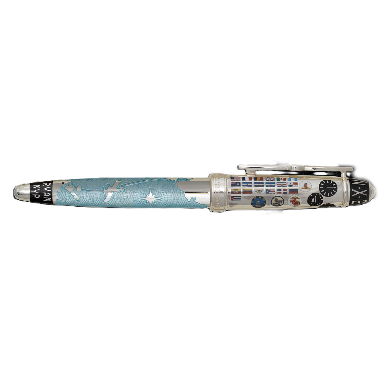David Oscarson Spirit of St. Louis Sky Blue Fountain pen