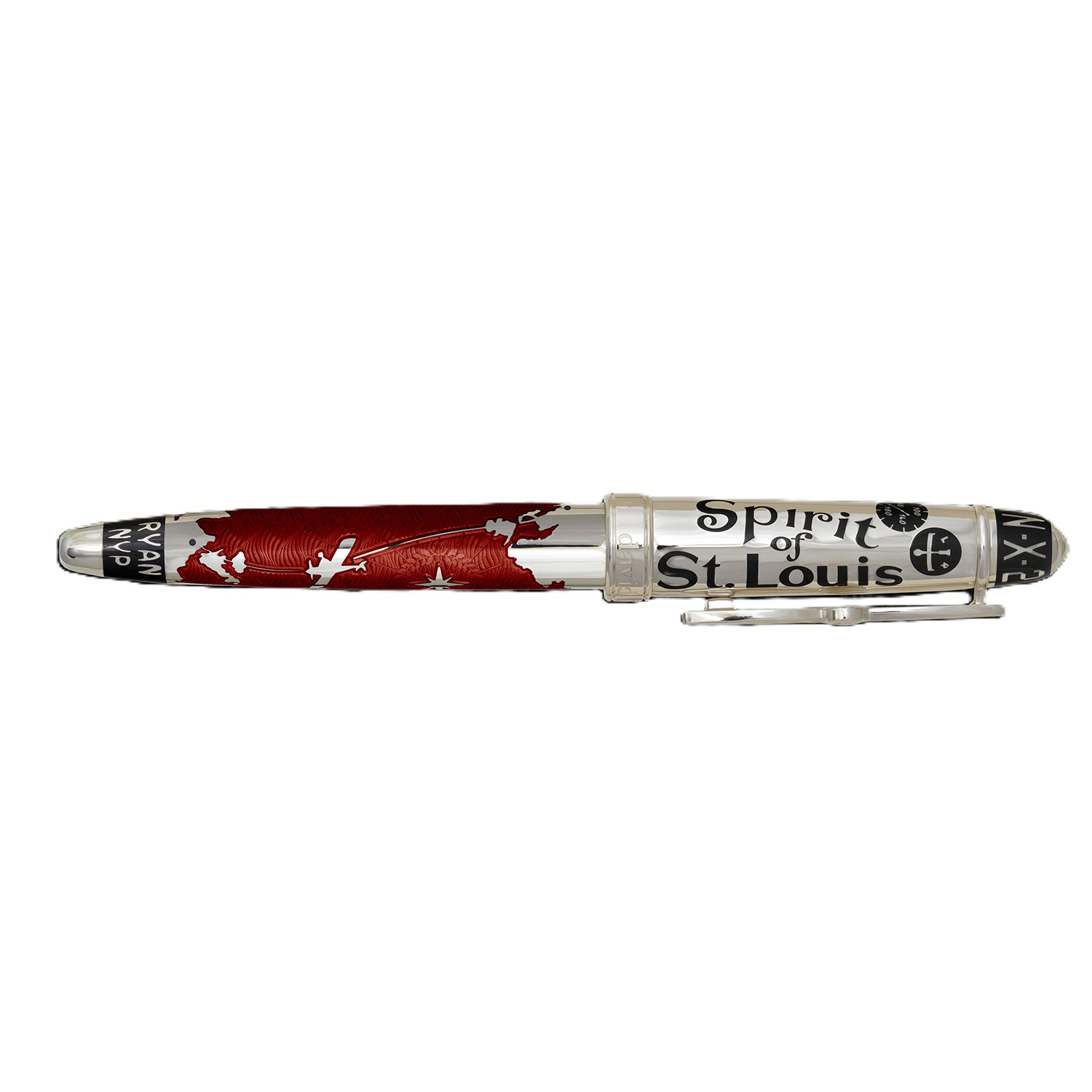 David Oscarson Spirit of St. Louis Sunset Red Vulpen