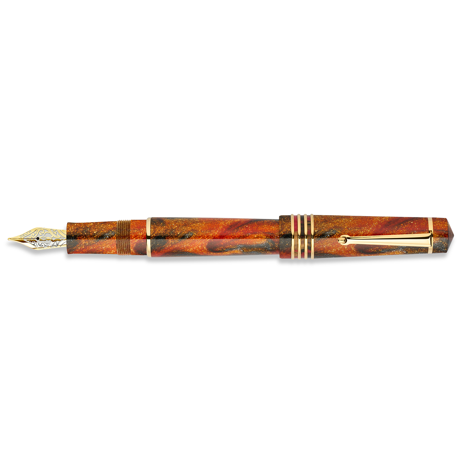 Delta Dolce Vita 2.0 Glow Up ORO by Jonathon Brooks Mid-Size GT Fountain pen