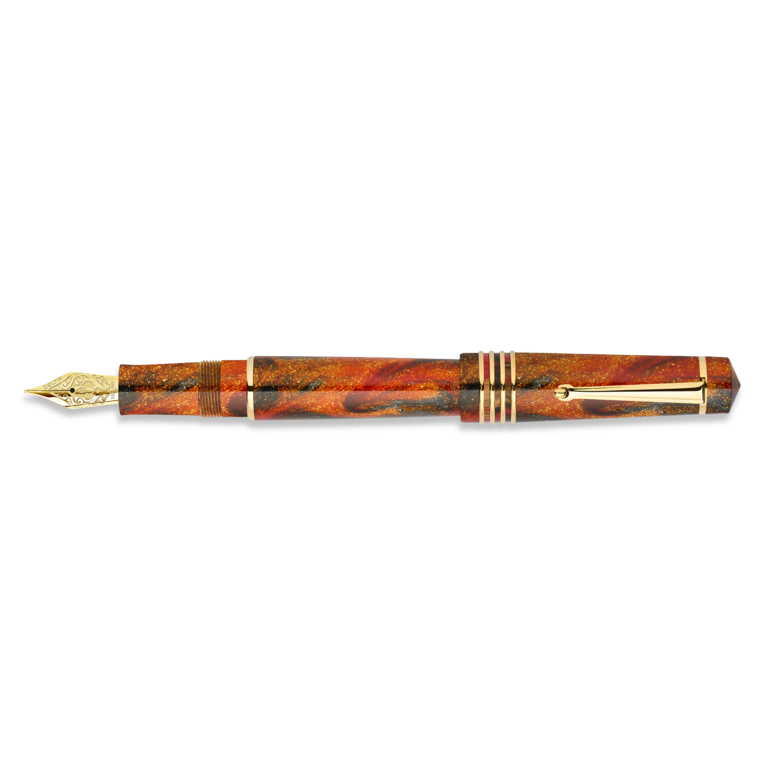 Delta Dolce Vita 2.0 Glow Up ORO by Jonathon Brooks Mid-Size GT Fountain pen