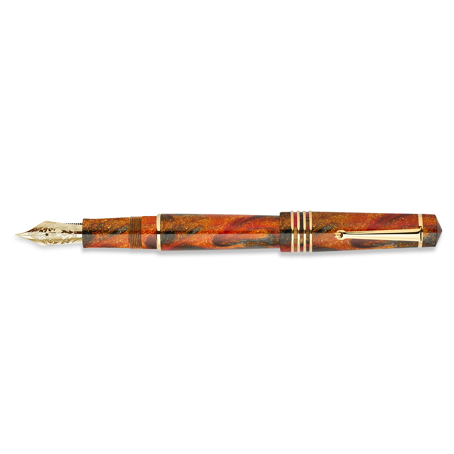 Delta Dolce Vita 2.0 Glow Up ORO by Jonathon Brooks Oversize GT Fountain pen