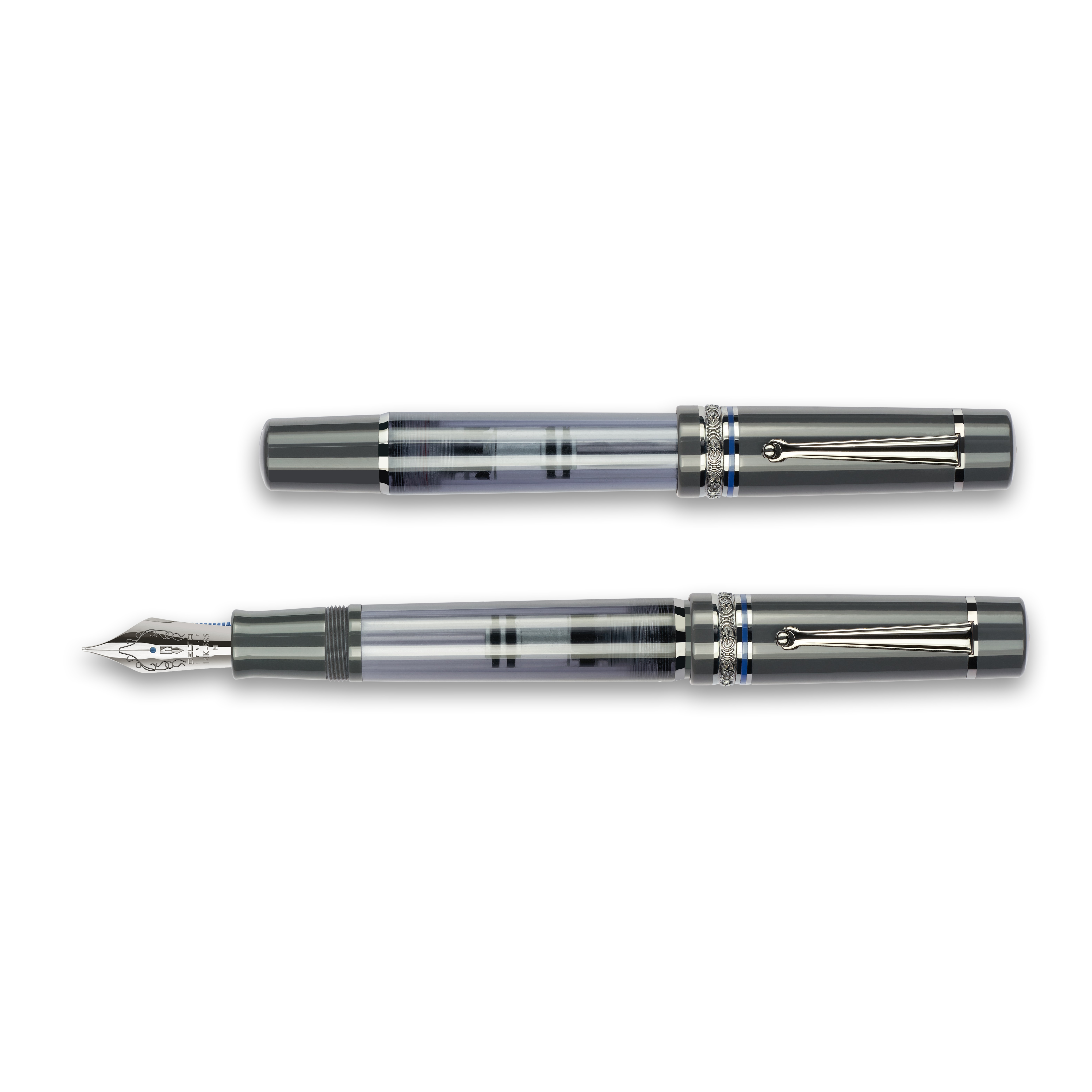 Delta Mid-Size-Plus Prestige Grey ST Fountain pen Delta Mid-Size-Plus Prestige Grey ST Fountain pen