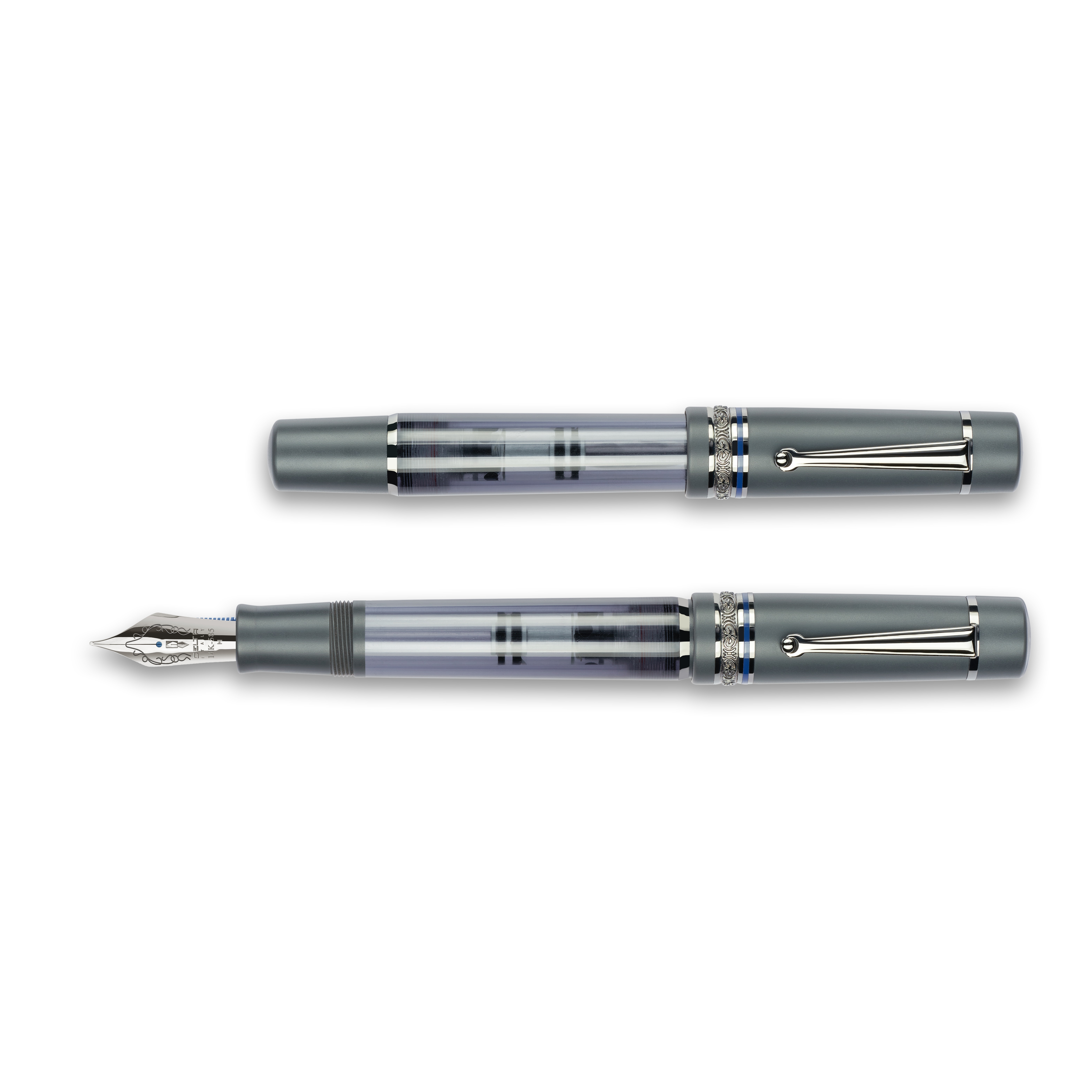 Delta Mid-Size-Plus Prestige Matte Grey ST Fountain pen Delta Mid-Size-Plus Prestige Matte Grey ST Fountain pen