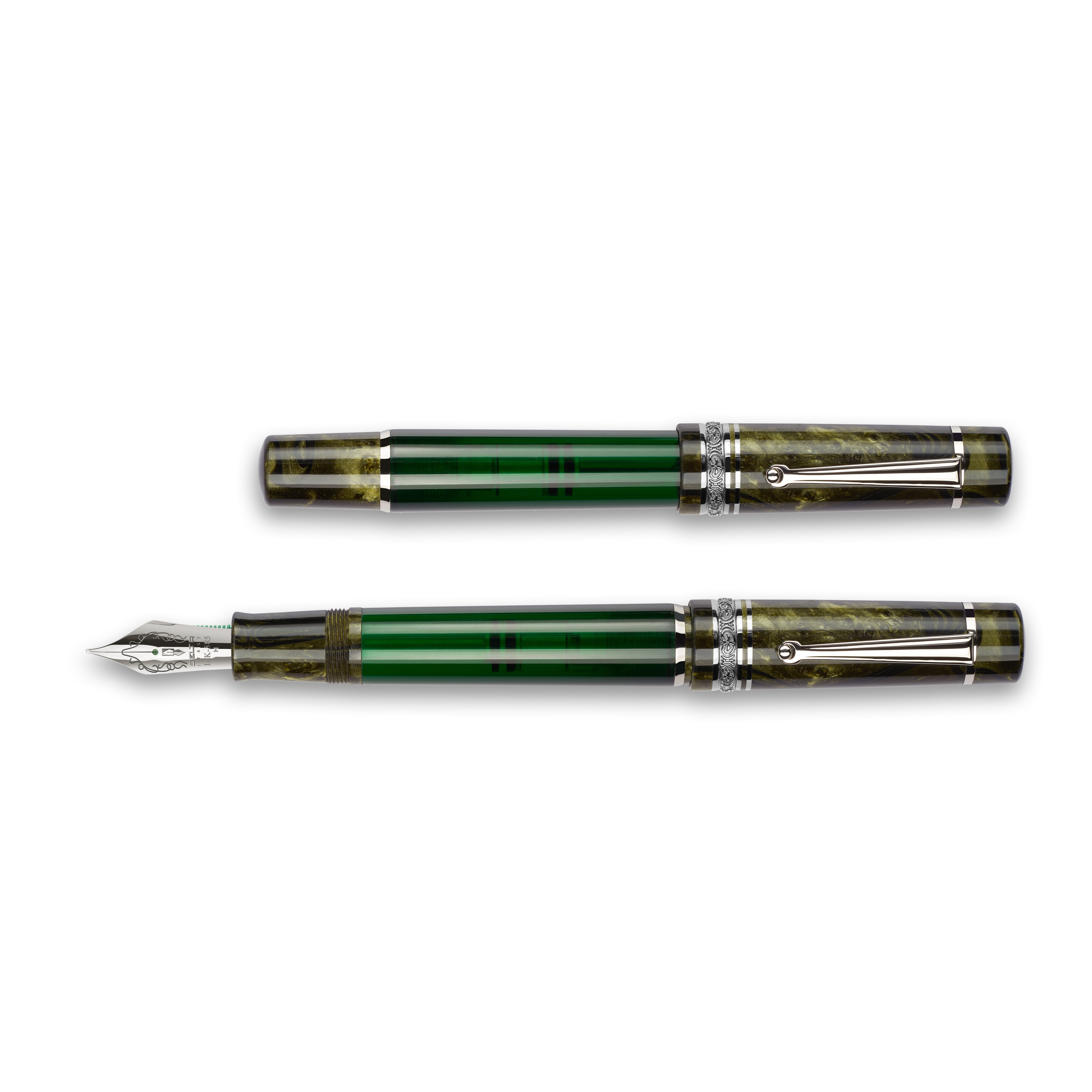 Delta Mid-Size-Plus Royal Green ST Fountain pen Delta Mid-Size-Plus Royal Green ST Fountain pen