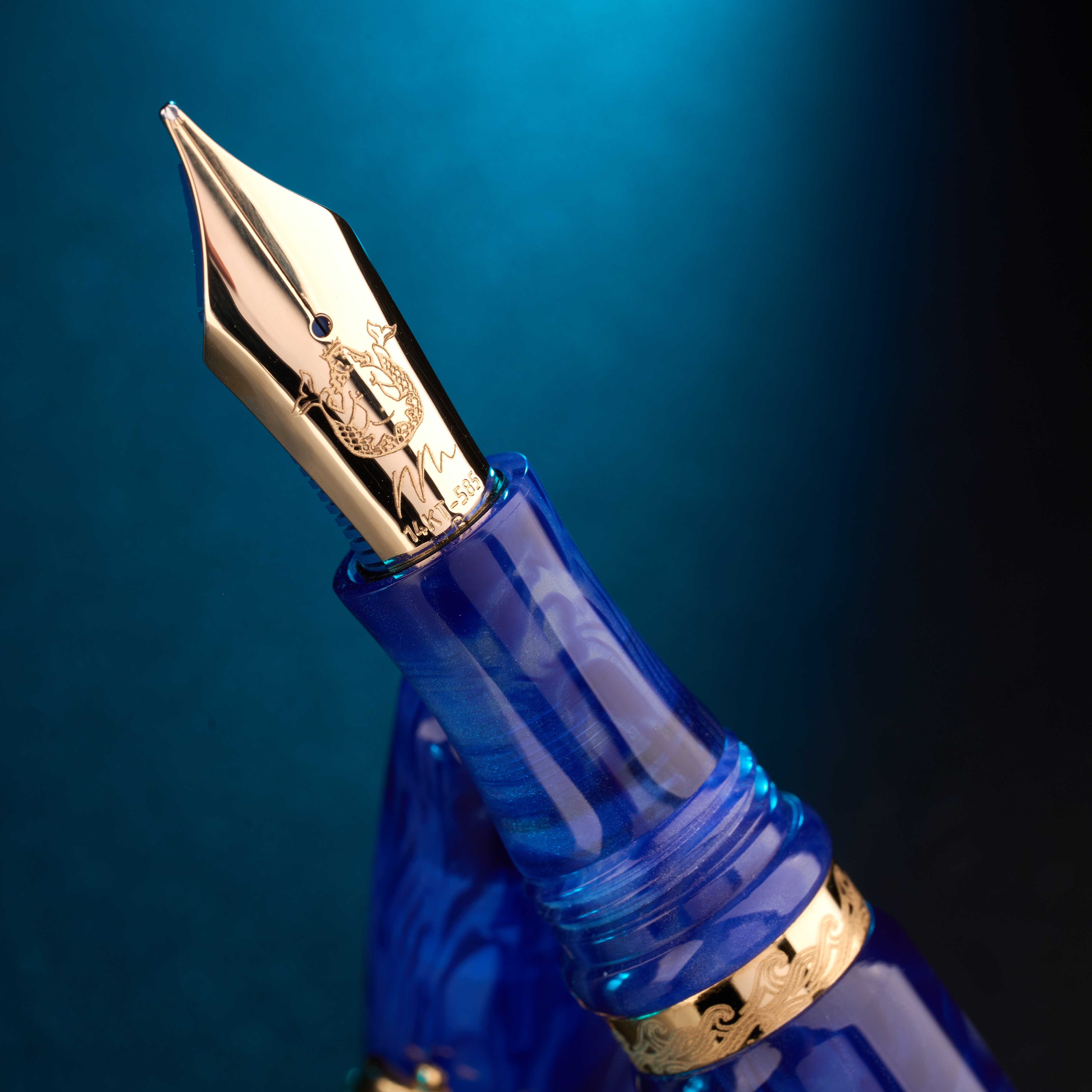 Nino Marino Signature Columbus Gold Pluma estilográfica
