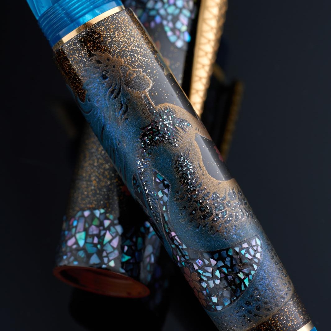 Nino Marino Signature Parthenope Maki-e The Song of Two Seas LE Fountain pen