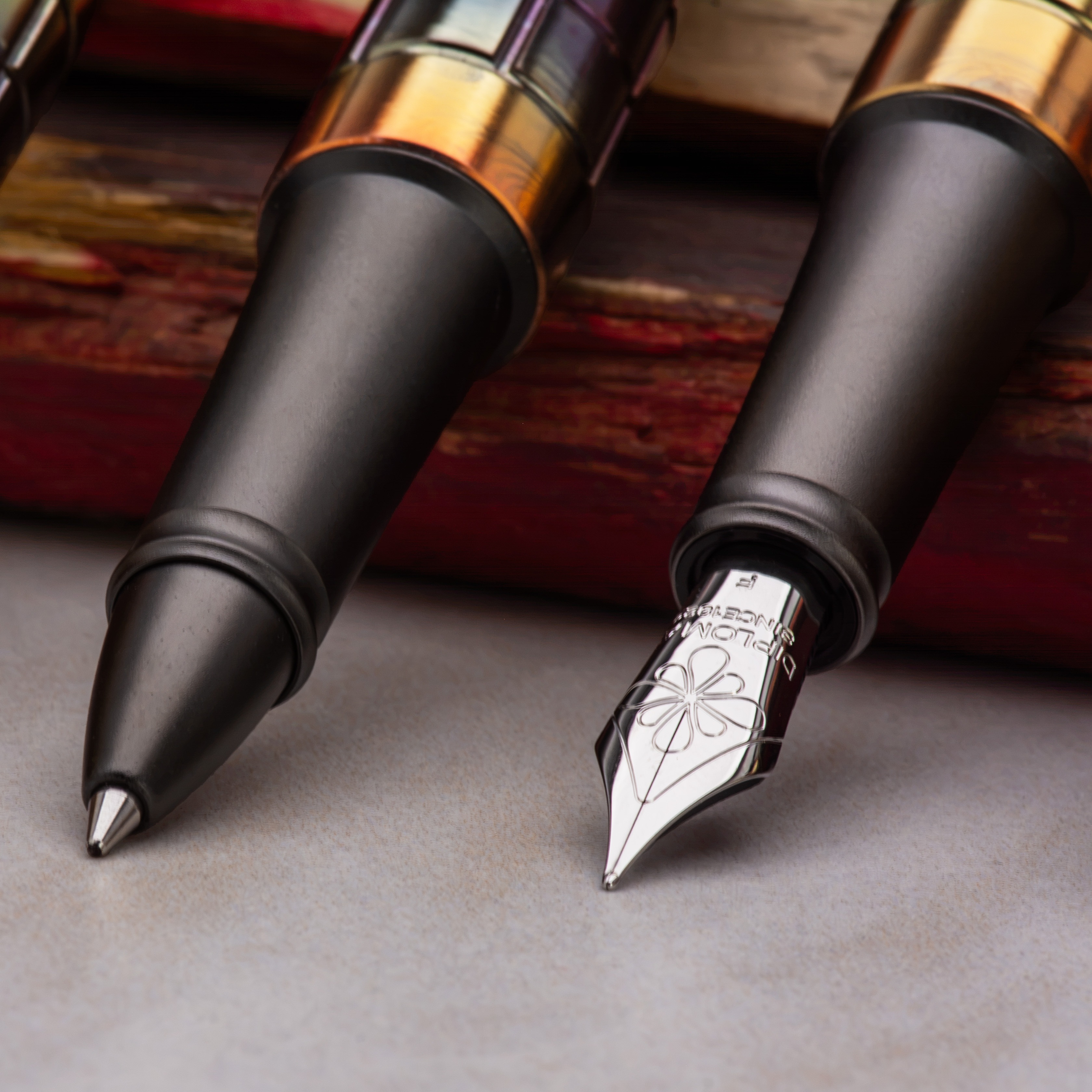 Diplomat Aero Rhomb Flame Pluma Estilográfica