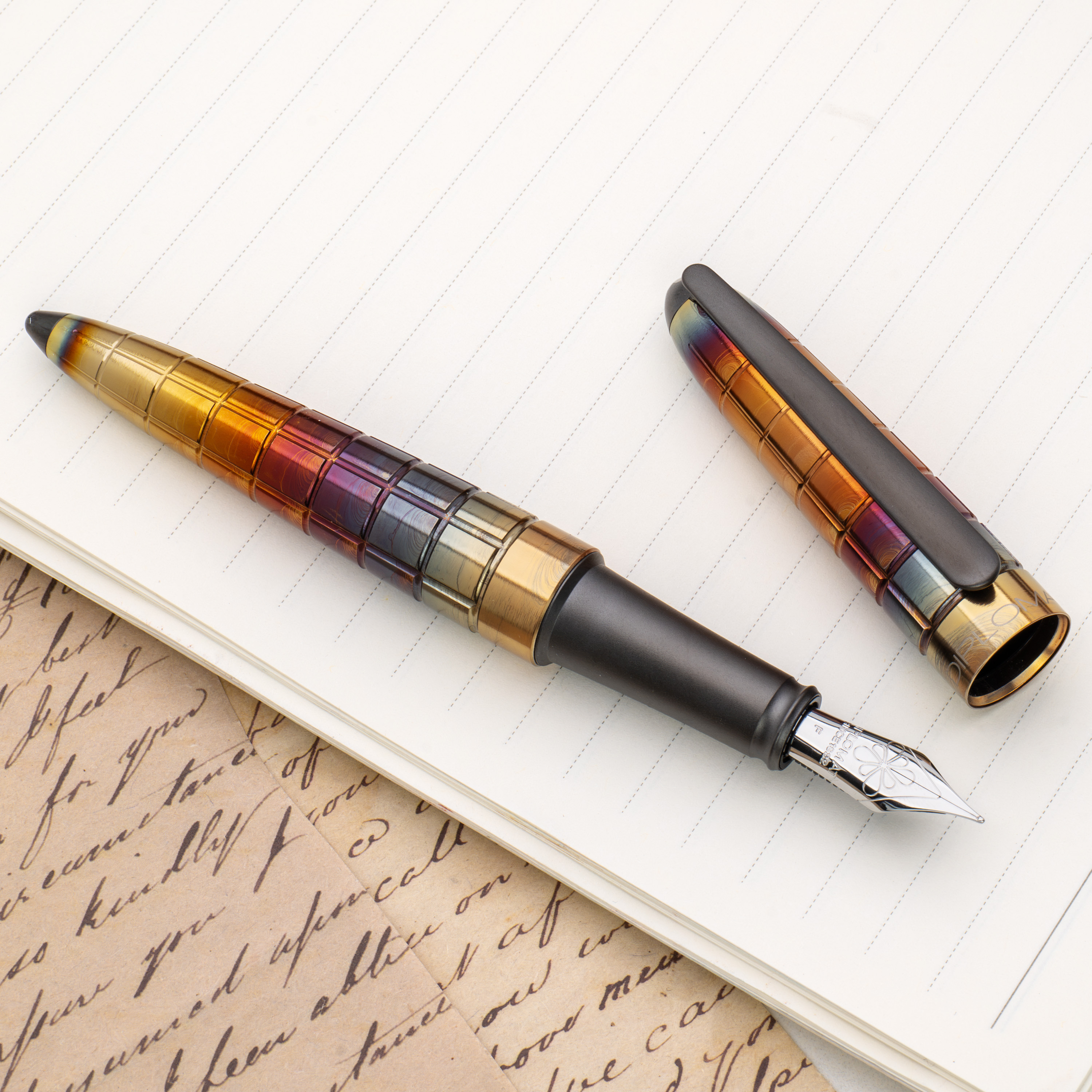 Diplomat Aero Rhomb Flame Pluma Estilográfica