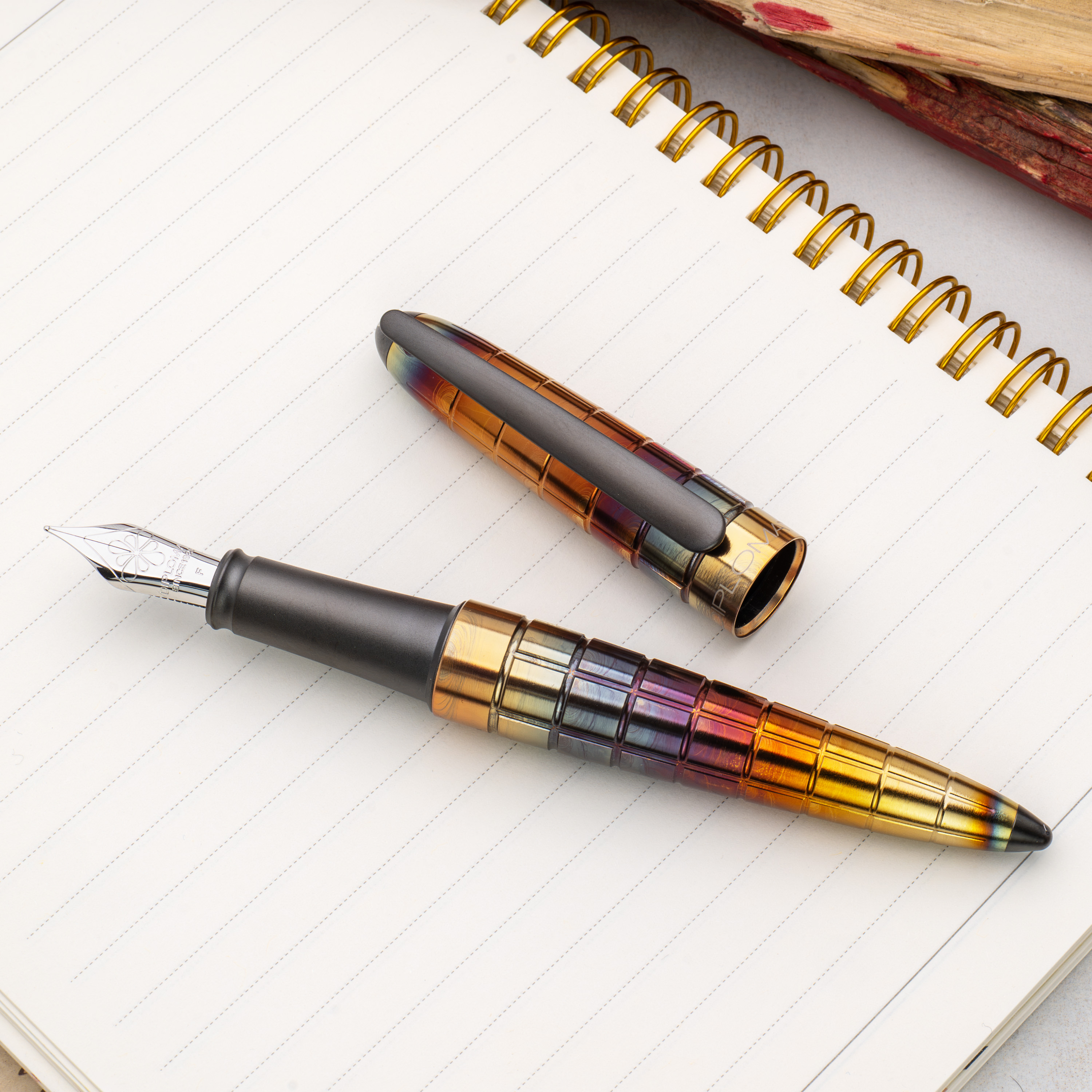 Diplomat Aero Rhomb Flame Pluma Estilográfica