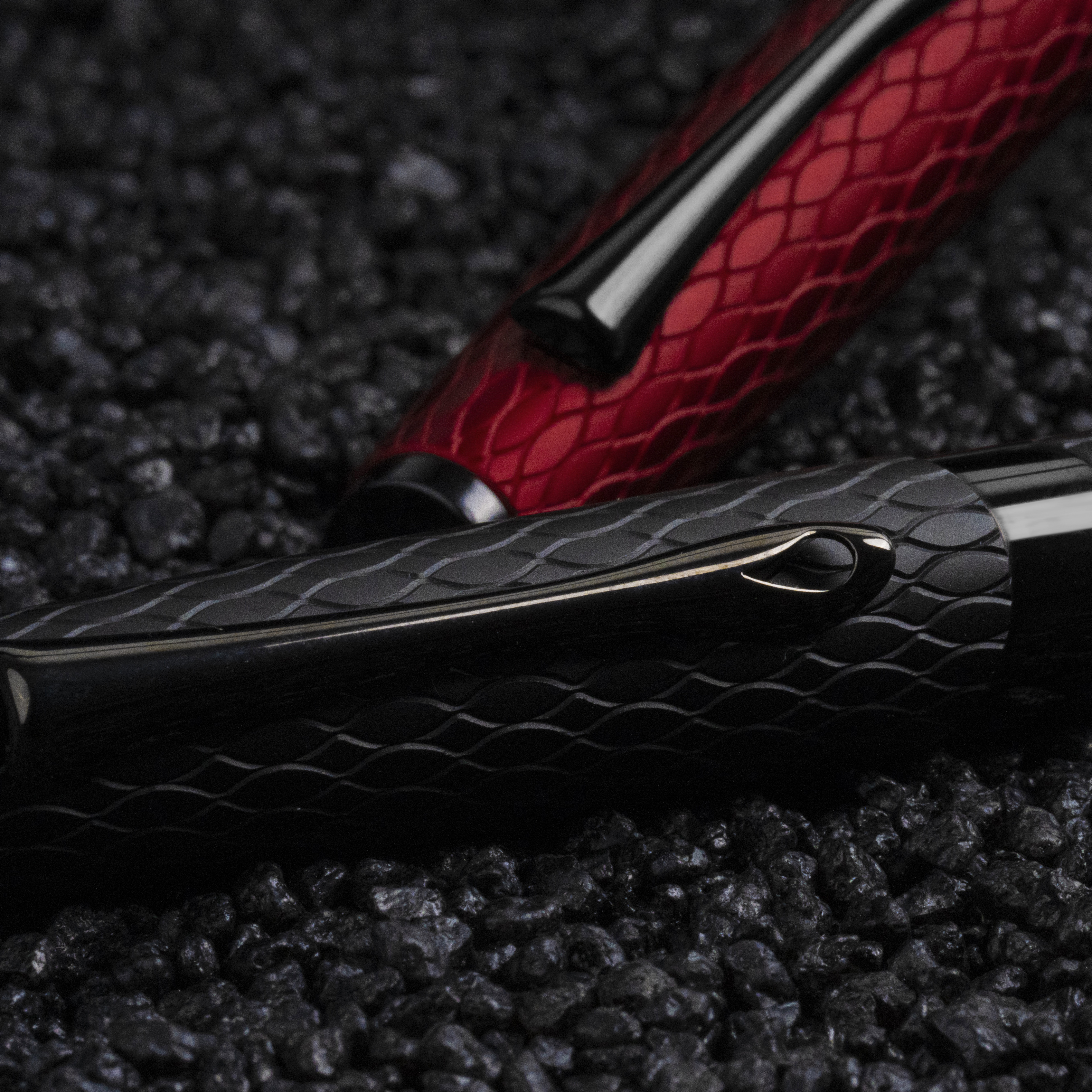 Diplomat Cobra Burgundy Red Guilloche Rollerball
