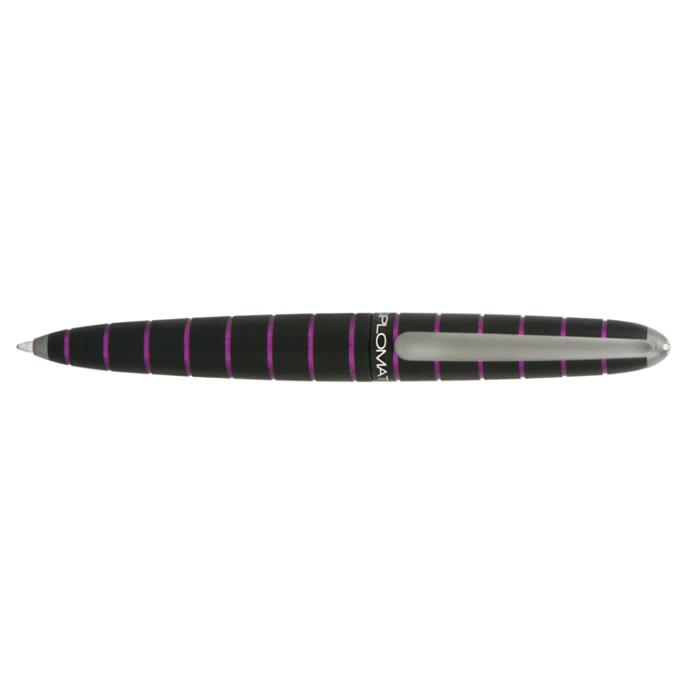Diplomat Elox Black Purple Ballpoint Diplomat Elox Black Purple Ballpoint