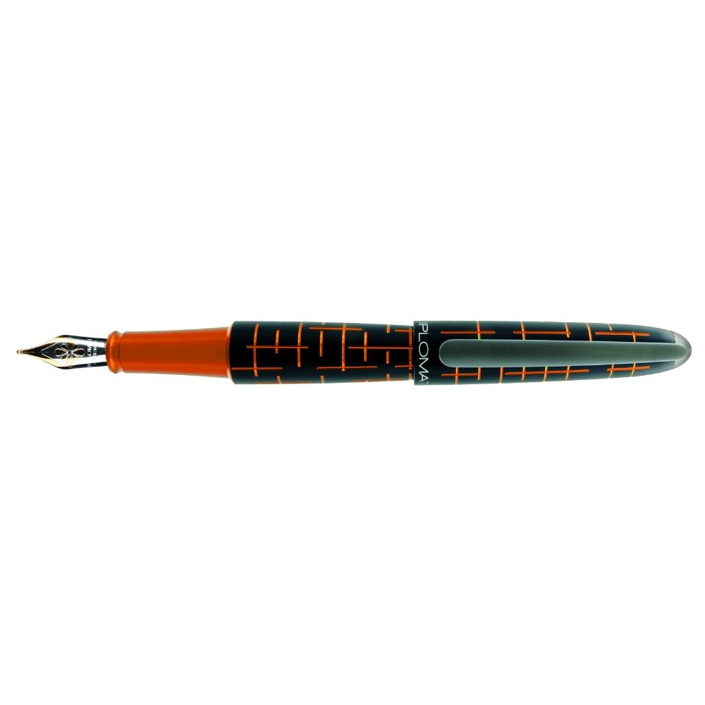 Diplomat Elox Matrix Orange Fountain pen
