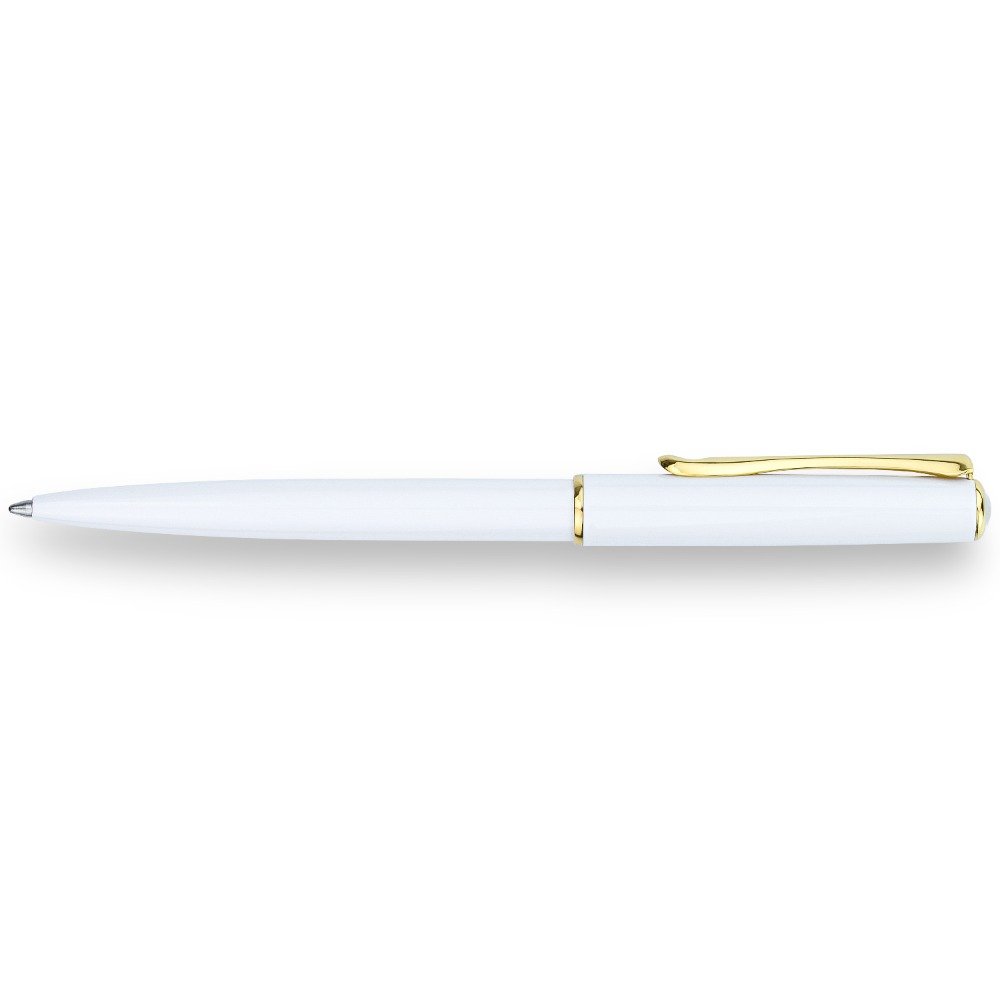 Diplomat Traveller Snowhite Gold Ballpoint Diplomat Traveller Snowhite Gold Ballpoint