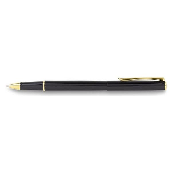 Diplomat Traveller Black Laque Gold Rollerball
