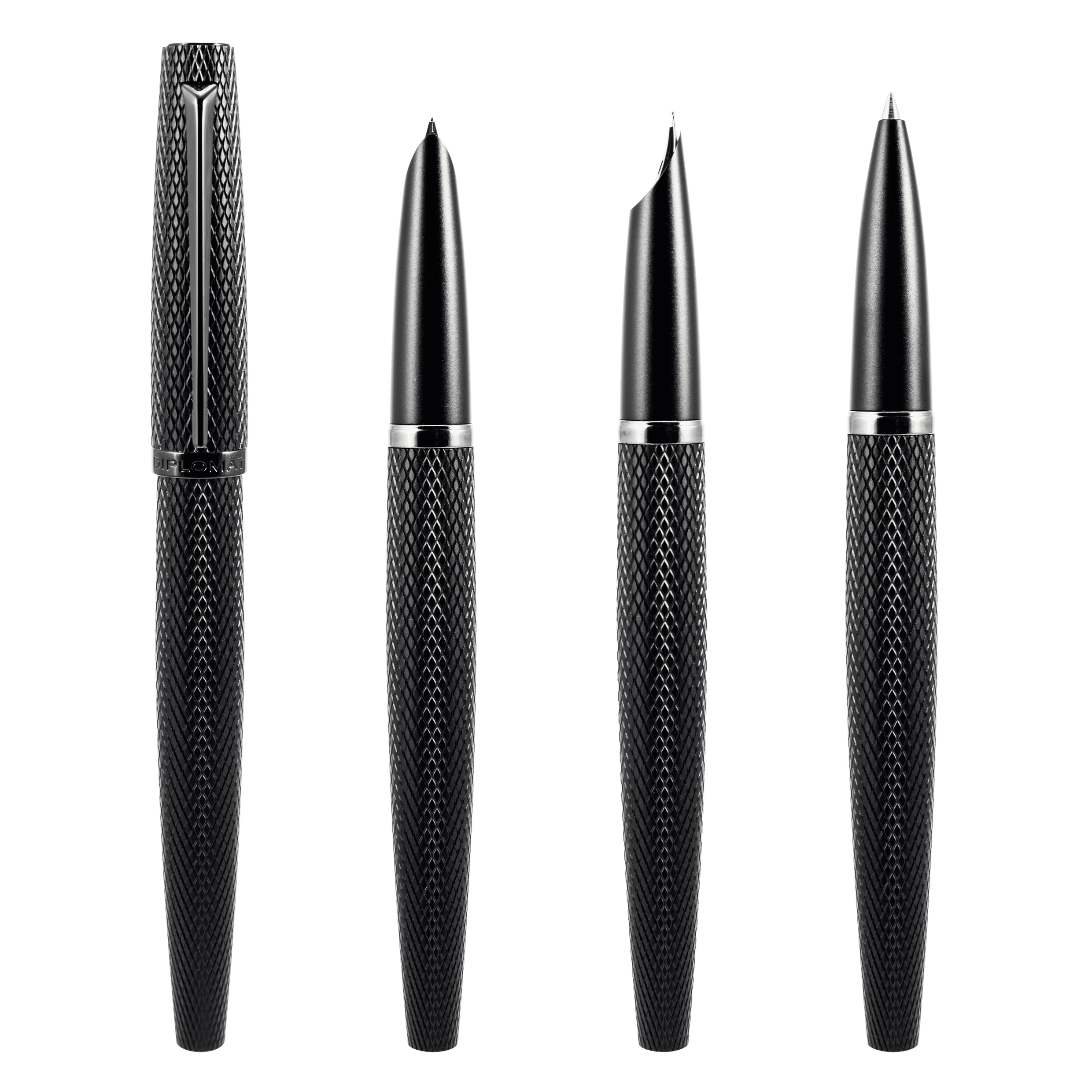 Diplomat Viper Black Guilloche Rollerball Diplomat Viper Black Guilloche Rollerball