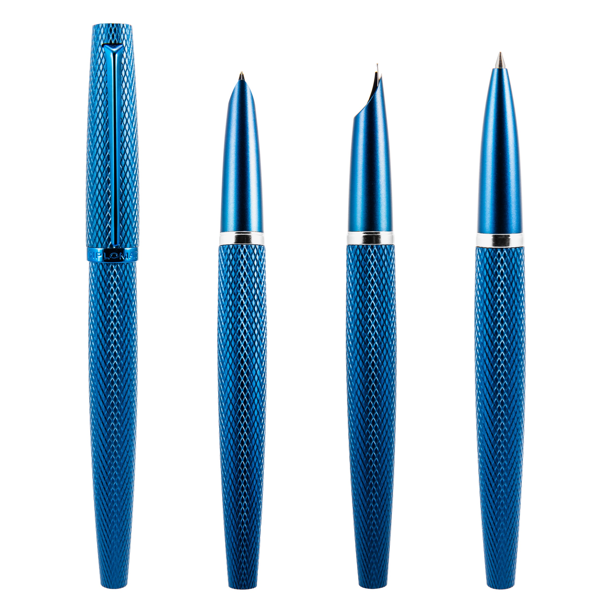 Diplomat Viper Blue Guilloche Rollerball Diplomat Viper Blue Guilloche Rollerball