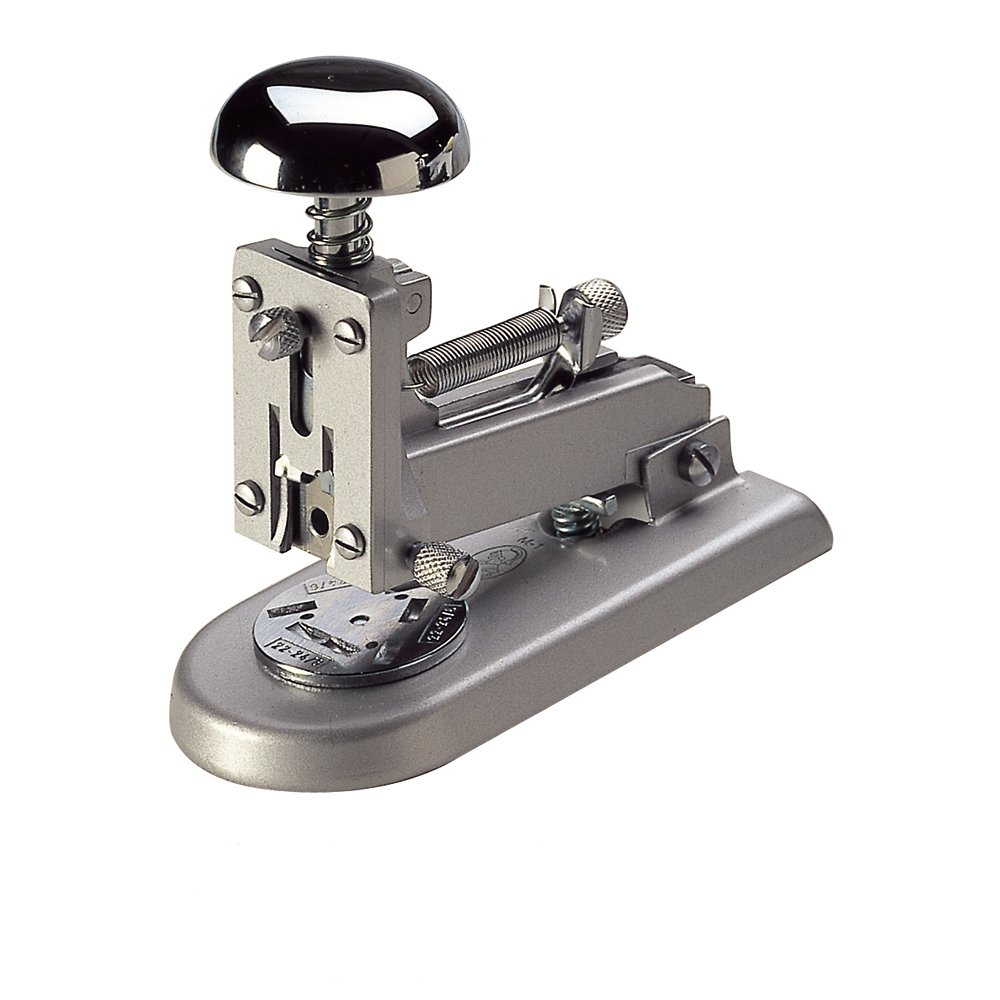 Buy El Casco Shiny Chrome & Grey Desk Stapler Small El Casco Shiny Chrome & Grey Desk Stapler Small
