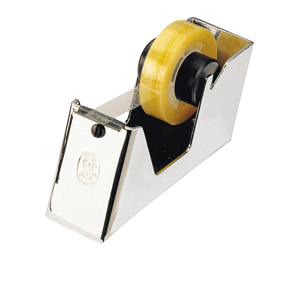 El Casco Shiny Chrome & Black Tape Dispenser