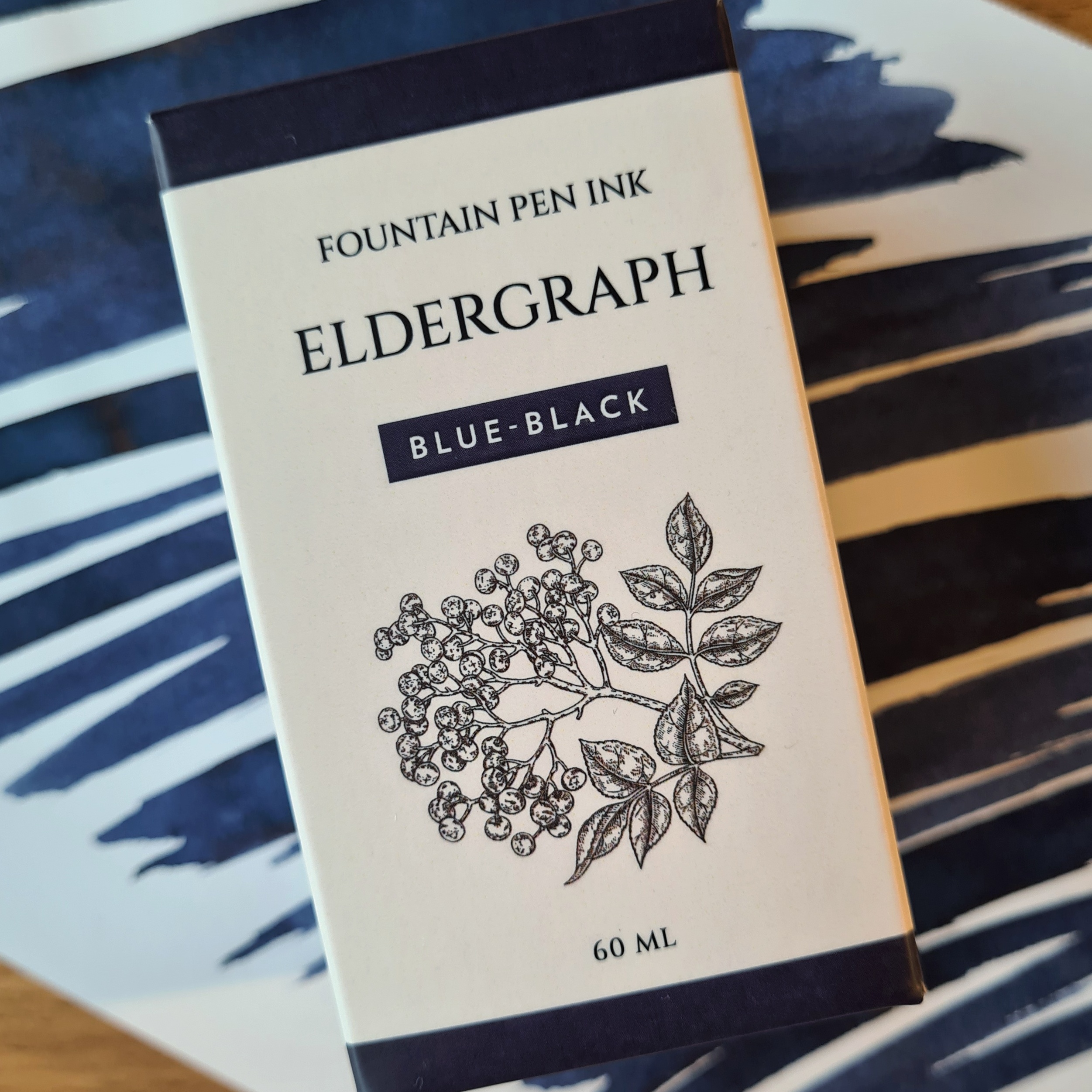 Eldergraph Blue-Black 60ml Ink Bottle Eldergraph Blue-Black 60ml Ink Bottle
