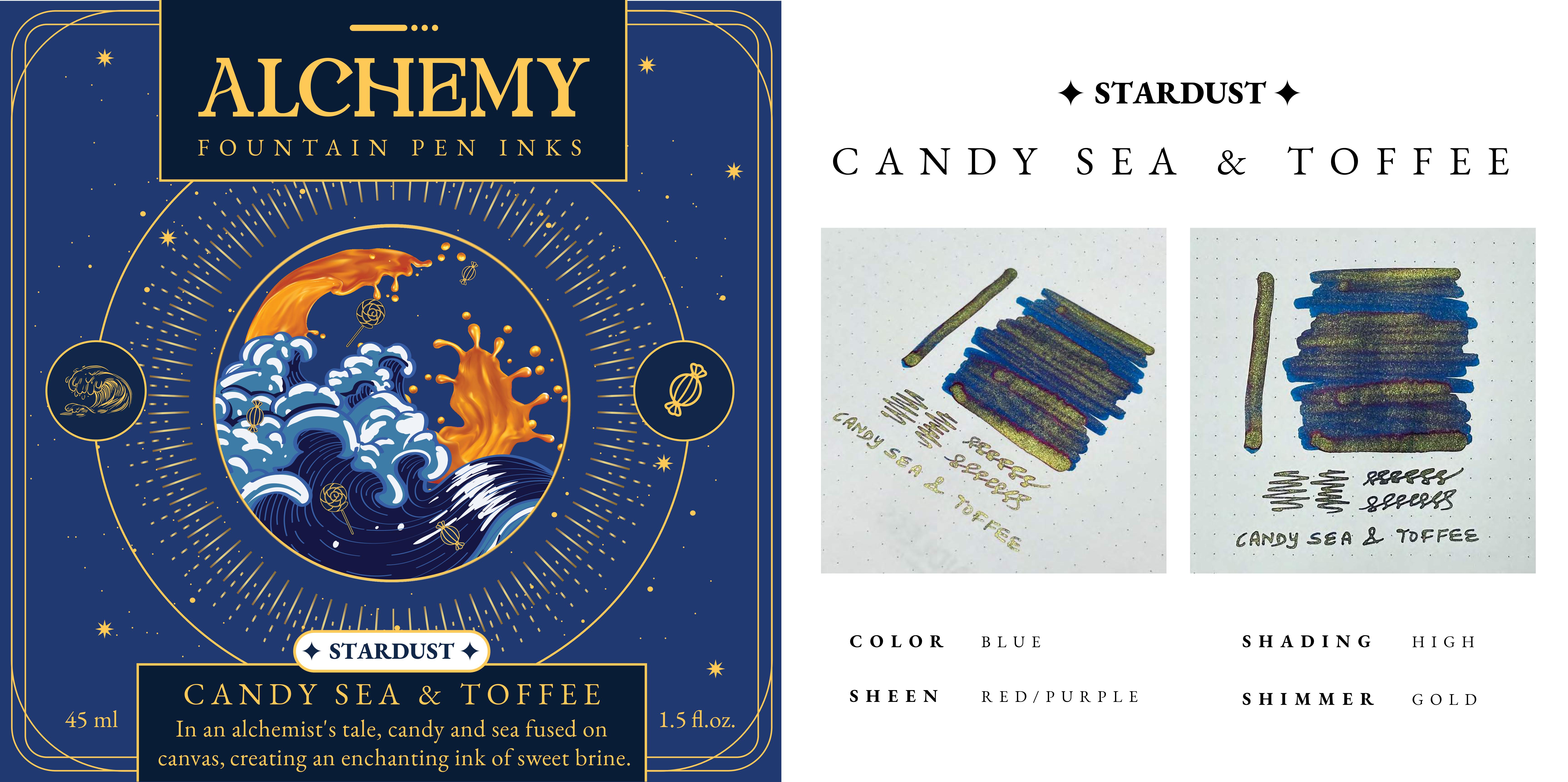 Endlose Alchemy Candy Sea & Toffee 45ml Tinte Flasche