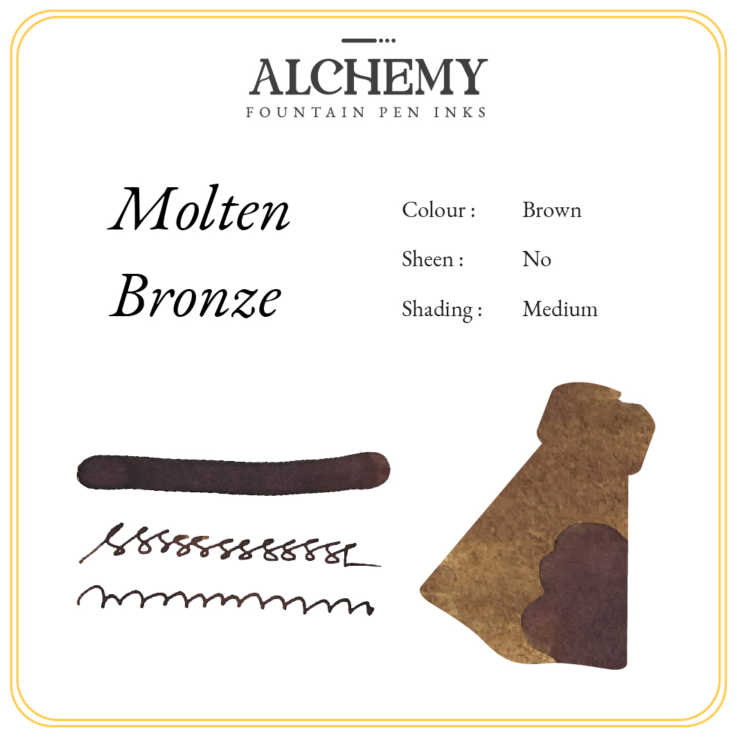 Endless Alchemy Molten Bronze 45ml Ink Bottle Endless Alchemy Molten Bronze 45ml Ink Bottle