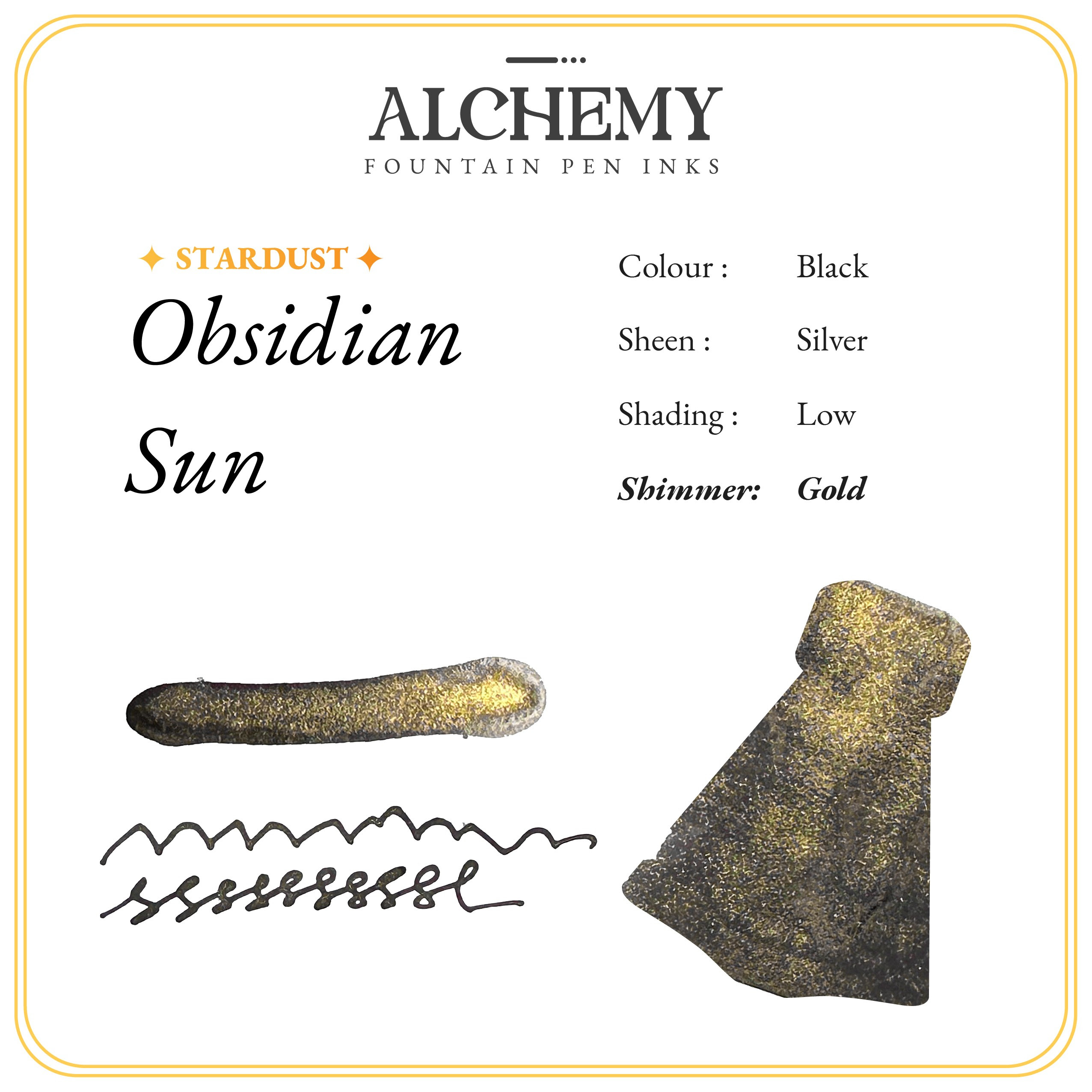 Endless Alchemy Obsidian Sun 45ml Ink Bottle