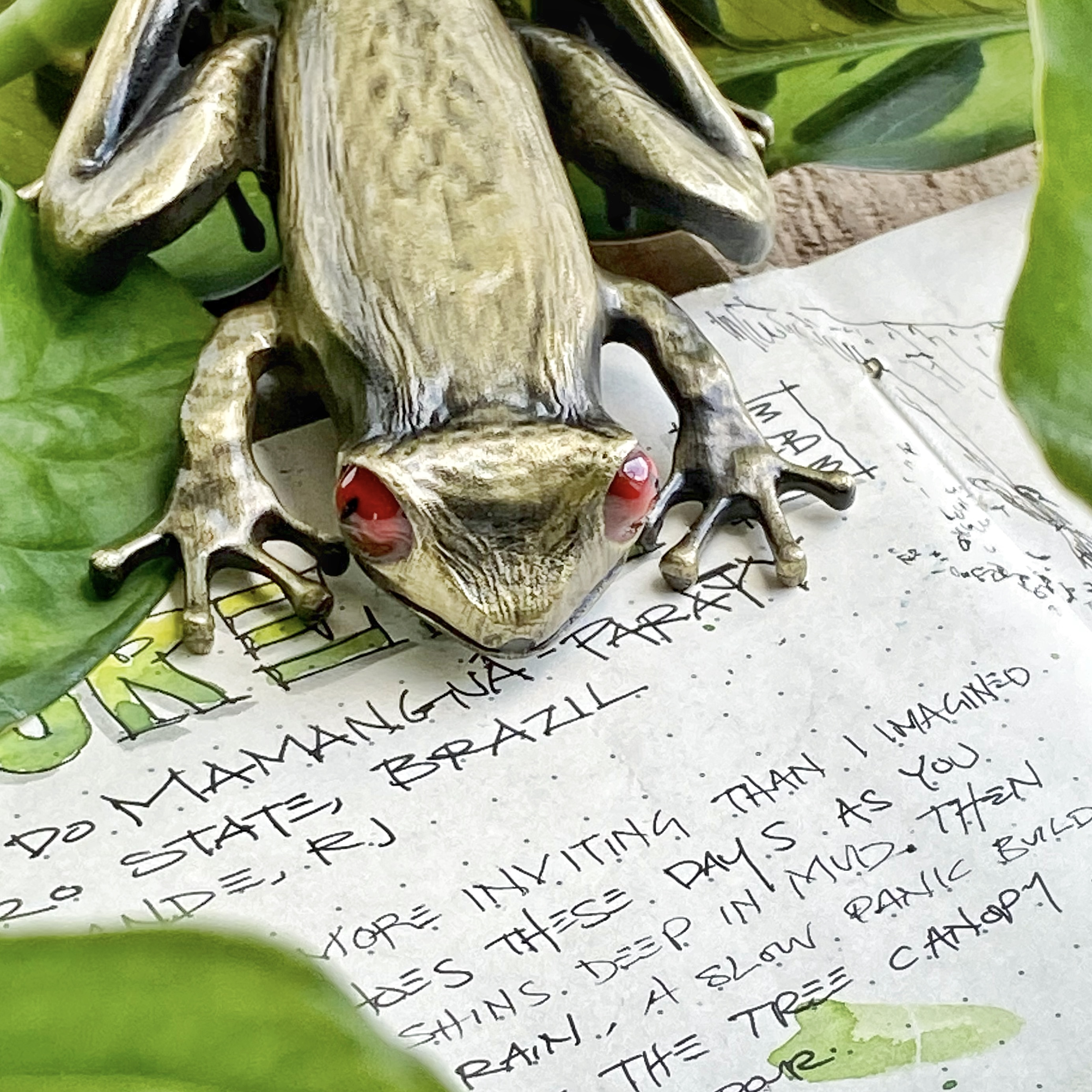 Esterbrook Tree Frog Page Clip