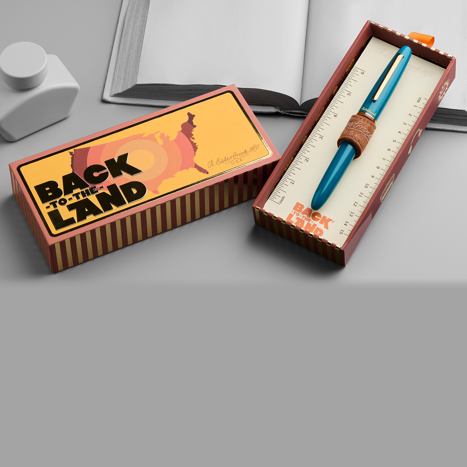 Esterbrook Estie Back to the Lands Funky Lake Teal GT Stylo Plume