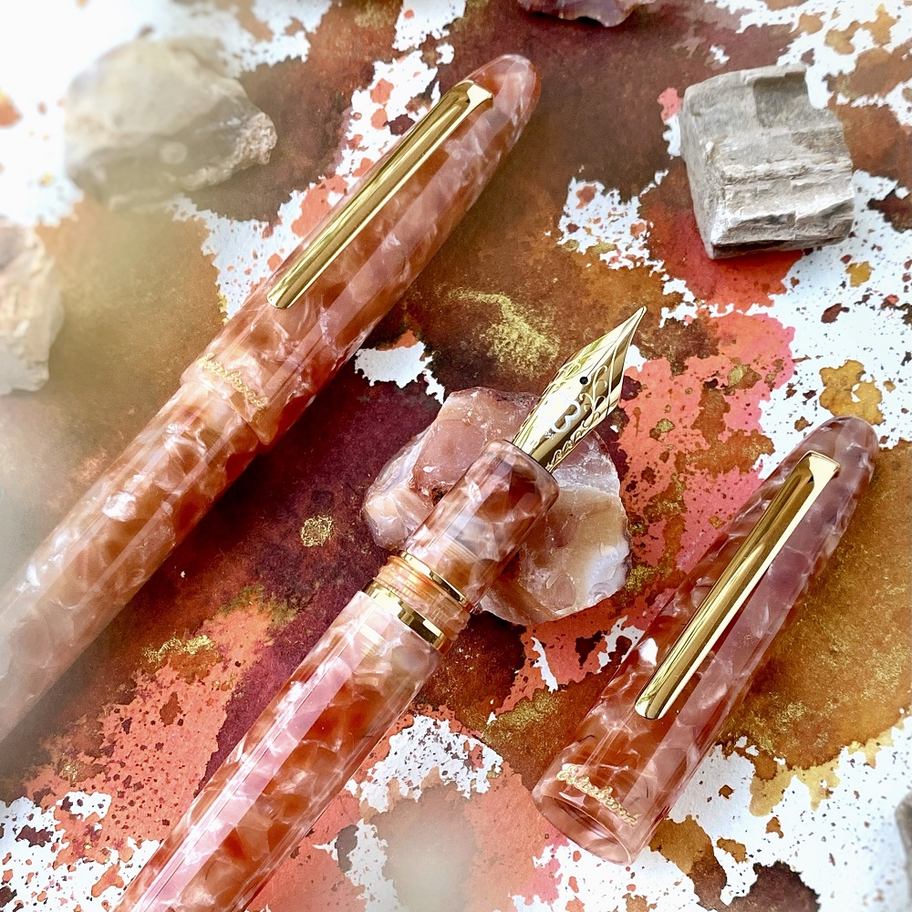 Esterbrook Estie Oversized Petrified Forest CT Caneta de Tinta Permanente