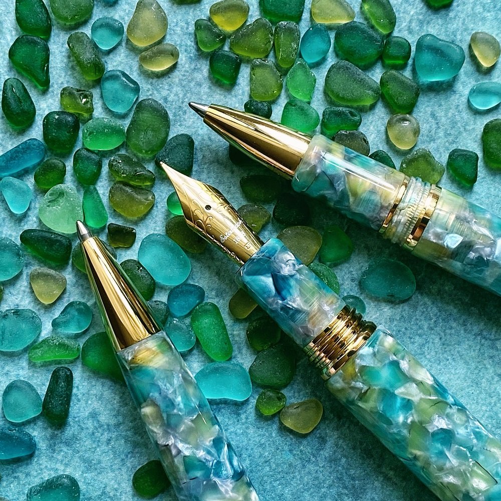 Esterbrook Estie Sea Glass GT Rollerball Esterbrook Estie Sea Glass GT Rollerball