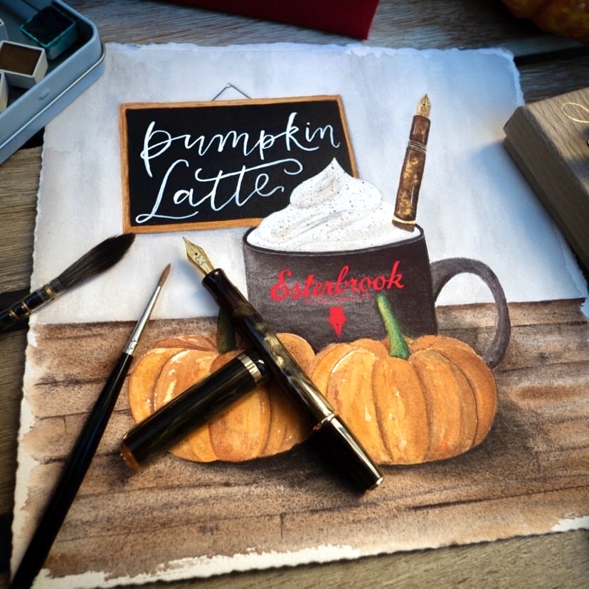 Esterbrook JR Pocket Pen Pumpkin Latte Vulpen