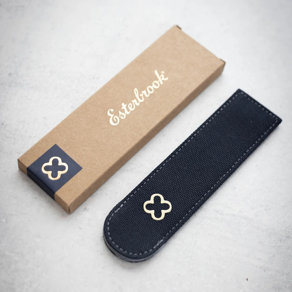 Esterbrook Pen Pocket Canvas Sleeve Navy (Single)